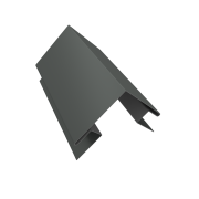 Угол внешний сложный 75х75 0,45 PE с пленкой RAL 7005 мышино-серый (3м)