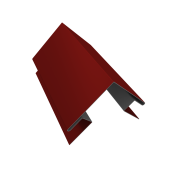 Угол внешний сложный 75х75 0,45 PE с пленкой RAL 3011 коричнево-красный (3м)