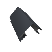 Угол внешний сложный 75х75 0,5 Satin Matt TX RAL 7024 мокрый асфальт (2м)