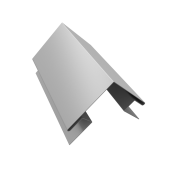 Угол внешний сложный 75х75 0,5 Satin с пленкой RAL 9003 сигнальный белый (3м)