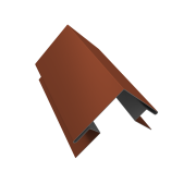 Угол внешний сложный 75х75 0,5 Satin Matt TX RAL 8004 терракота (3м)