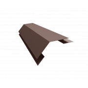 Угол внешний сложный 75х75 135 градусов 0,45 Drap TwinColor RAL 8017 шоколад (3м)