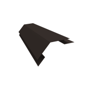 Угол внешний сложный 75х75 135 градусов 0,5 Velur X RR 32 темно-коричневый (3м)