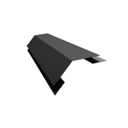 Угол внешний сложный 75х75 135 градусов 0,5 Velur X RAL 9005 черный (2м)