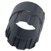 Соединитель трубы 100 мм Мatt RAL 7024