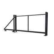 Ворота откатные Жалюзи 2,0х3,5 RAL 7024 без заполнения