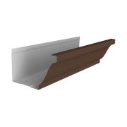 Желоб прямоугольный Vortex Lite Matt 130мм 3м RAL 8017 шоколад