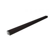 Труба гофрированная Vortex Lite Matt 76х102х3000мм RAL 9005 черный