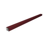 Труба гофрированная Vortex Lite 76х102х3000мм PE RAL 3005 красное вино