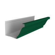 Желоб прямоугольный Vortex Lite 130мм 3м PE RAL 6005 зеленый мох