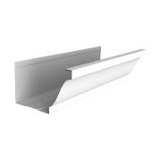 Желоб прямоугольный Vortex Lite 130мм 3м PE RAL 9003 сигнальный белый