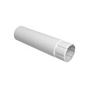 Труба круглая Ø90 Vortex Mix 1 м PE RAL 9003 сигнальный белый