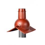 Выход канализации коньковый Krovent Pipe-cone кирпичный