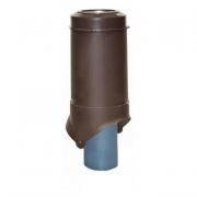 Выход канализации Krovent Pipe-VT 125/100 IS коричневый