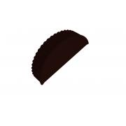 Заглушка торцевая 0,5 Satin RR 32 темно-коричневый