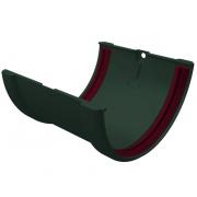 Соединитель желобов Классика 120 ПВХ Grand Line зелёный (RAL 6005)