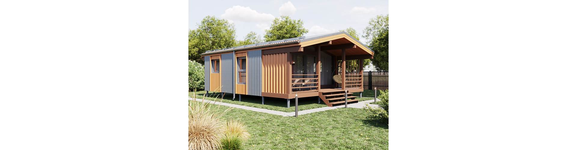 Модульный дом в стиле Барнхаус БАРН 48