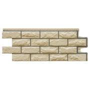 Фасадная панель  Колотый камень Design Бежевый