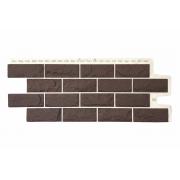 Фасадная панель  Колотый камень Design Plus Каштан