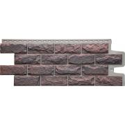 Фасадная панель  Колотый камень Design Plus Кофе
