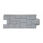 Фасадная панель Крупный камень Classic Серый