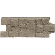 Фасадная панель Крупный камень Какао