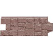 Фасадная панель Крупный камень Миндаль