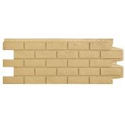 Фасадная панель Состаренный кирпич Classic песочный