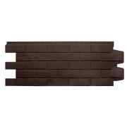 Фасадная панель Состаренный кирпич Classic шоколадный